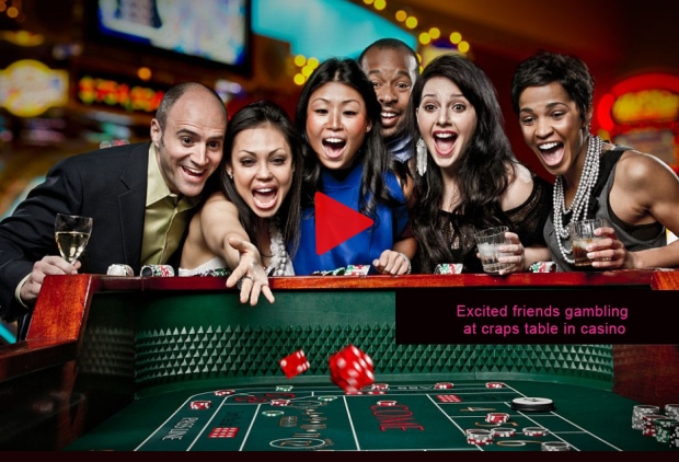 Excited-friends-gambling-at-craps-table-in-casinos